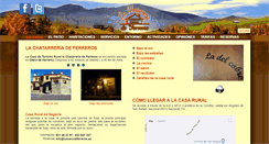 Desktop Screenshot of casaruralferreros.es