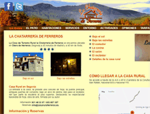 Tablet Screenshot of casaruralferreros.es